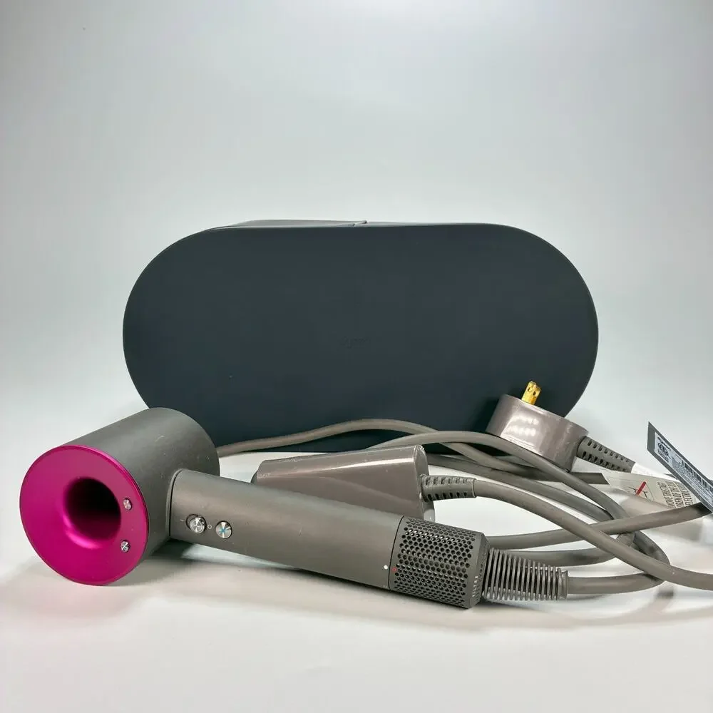 Dyson Supersonic Gray Pink Iron ALCI Plug Leakage Circuit Interrupter Hair Dryer